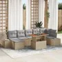 Conjunto de Sofá de Jardín Set de 8 Beige, Gris | Foro24.es | Tu tienda online para hogar, jardín y más Foro24.es