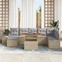 Conjunto de Sofá de Jardín Set de 8 Beige, Gris | Foro24.es | Tu tienda online para hogar, jardín y más Foro24.es
