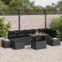 Conjunto de Sofá de Jardín Conjunto de 8 Negro von , Outdoor-Sofas - Ref: Foro24-3349995, Preis: 555,84 €, Rabatt: -5%%