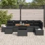 Conjunto de Sofá de Jardín Conjunto de 8 Negro von , Outdoor-Sofas - Ref: Foro24-3349995, Preis: 555,84 €, Rabatt: -5%%