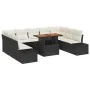 Conjunto de Sofá de Jardín Set de 10 Crema y Negro by , Outdoor sofas - Ref: Foro24-3350005, Price: 650,21 €, Discount: -5%%