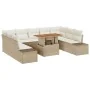 Conjunto de Sofá de Jardín Conjunto de 10 Beige, Marrón Claro by , Outdoor sofas - Ref: Foro24-3350008, Price: 733,82 €, Disc...
