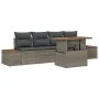 Conjunto de Sofás Jardín Set de 5 Gris Ratán Sofá Jardín by , Outdoor sofas - Ref: Foro24-3350021, Price: 380,39 €, Discount:...
