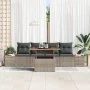 Conjunto de Sofás Jardín Set de 5 Gris Ratán Sofá Jardín by , Outdoor sofas - Ref: Foro24-3350021, Price: 380,39 €, Discount:...