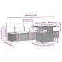 Conjunto de Sofás Jardín Set de 5 Gris Ratán Sofá Jardín by , Outdoor sofas - Ref: Foro24-3350021, Price: 380,39 €, Discount:...
