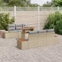 Conjunto de Sofá de Jardín Conjunto de 7 Beige, Gris, Marrón | Foro24.es | Tu tienda online para hogar, jardín y más Foro24.es