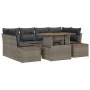 Conjunto de Sofás de Jardín Set de 6 Gris Ratán by , Outdoor sofas - Ref: Foro24-3350036, Price: 522,18 €, Discount: -5%%
