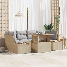 Conjunto de Comedor de Jardín de 7 Piezas con