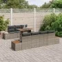 Conjunto de Sofá de Jardín Juego de 8 Gris Ratán Poliéster, Madera von , Outdoor-Sofas - Ref: Foro24-3350041, Preis: 627,34 €...