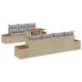 Conjunto de Sofás de Jardín Juego de 8 Beige Ratán | Foro24.es | Tu tienda online para hogar, jardín y más Foro24.es