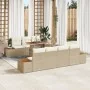 Conjunto de Sofás de Jardín 8 Piezas Beige y Blanco | Foro24.es | Tu tienda online para hogar, jardín y más Foro24.es