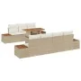Conjunto de Sofás de Jardín 8 Piezas Beige y Blanco | Foro24.es | Tu tienda online para hogar, jardín y más Foro24.es
