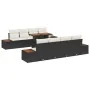 Conjunto de Sofá de Jardín 9 Piezas Negro Ratán | Foro24.es | Tu tienda online para hogar, jardín y más Foro24.es