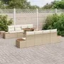 Conjunto de sofá de jardín Conjunto de 9 piezas Beige Ratán | Foro24.es | Tu tienda online para hogar, jardín y más Foro24.es