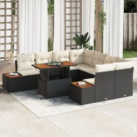 Conjunto de 9 Piezas de Comedor de Jardín con