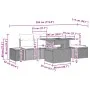 Conjunto de Sofá de Jardín Conjunto de 6 Gris by , Outdoor sofas - Ref: Foro24-3350061, Price: 422,08 €, Discount: -5%%