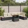Conjunto de sofá de jardín Set de 7 Beige Polirratán de , Sofás de exterior - Ref: Foro24-3350074, Precio: 507,67 €, Descuent...