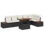 Conjunto de sofá de jardín Set de 7 Beige Polirratán de , Sofás de exterior - Ref: Foro24-3350074, Precio: 507,67 €, Descuent...