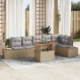 Juego de Sofás de Jardín Set de 7 Beige Ratán von , Outdoor-Sofas - Ref: Foro24-3350077, Preis: 536,78 €, Rabatt: %