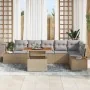 Juego de Sofás de Jardín Set de 7 Beige Ratán von , Outdoor-Sofas - Ref: Foro24-3350077, Preis: 536,78 €, Rabatt: %