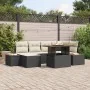 Juego de Sofá de Jardín Set de 7 Beige, Negro by , Outdoor sofas - Ref: Foro24-3350084, Price: 492,72 €, Discount: -5%%