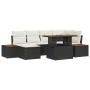 Juego de Sofá de Jardín Set de 7 Beige, Negro by , Outdoor sofas - Ref: Foro24-3350084, Price: 492,72 €, Discount: -5%%