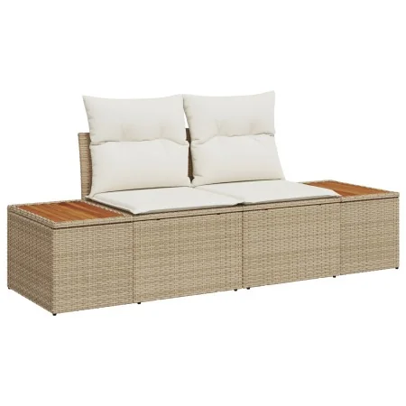 Set de Sofá de Jardín Set de 8 Beige Ratán, Poliéster | Foro24.es | Tu tienda online para hogar, jardín y más Foro24.es