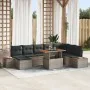 Set de Sofás Jardín Conjunto de 9 Gris Ratán by , Outdoor sofas - Ref: Foro24-3350096, Price: 610,01 €, Discount: %