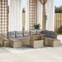 Conjunto de Sofá de Jardín Juego de 9 Beige, Gris | Foro24.es | Tu tienda online para hogar, jardín y más Foro24.es
