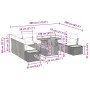 Conjunto de sofá de jardín Conjunto de 6 by , Outdoor sofas - Ref: Foro24-3350101, Price: 680,12 €, Discount: -5%%
