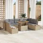 Set de Sofá de Jardín Set de 6 Beige, Gris Ratán, Poliéster | Foro24.es | Tu tienda online para hogar, jardín y más Foro24.es