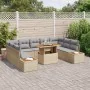 Set de Sofá de Jardín Set de 6 Beige, Gris Ratán, Poliéster | Foro24.es | Tu tienda online para hogar, jardín y más Foro24.es