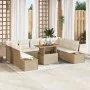 Conjunto de Sofá de Jardín Conjunto de 6 Beige Ratán | Foro24.es | Tu tienda online para hogar, jardín y más Foro24.es