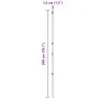 Posts de cercado 26 pcs Gris Ø32 mm 200 cm Acero Galvanizado by , fence posts - Ref: Foro24-3350141, Price: 214,33 €, Discoun...