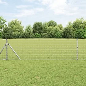 Postes de Cercado 26 piezas Ø32 mm 80 cm Acero