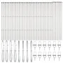 Poste de Cercado 52 pcs Ø32 mm 150 cm Acero Galvanizado | Foro24.es | Tu tienda online para hogar, jardín y más Foro24.es
