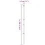 Poste de Cerca 26 piezas Ø32 mm 210 cm Acero Galvanizado | Foro24.es | Tu tienda online para hogar, jardín y más Foro24.es