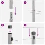 Postes de Cerca 52 pcs Ø32 mm 210 cm Acero Galvanizado | Foro24.es | Tu tienda online para hogar, jardín y más Foro24.es