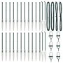 Postes de Cerca con Punta 26 pcs Ø32 mm 120 cm Acero Galvanizado | Foro24.es | Tu tienda online para hogar, jardín y más Foro24.es
