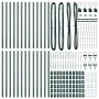 Postes de Cerca con Punta 26 pcs Ø32 mm 120 cm Acero Galvanizado | Foro24.es | Tu tienda online para hogar, jardín y más Foro24.es