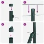 Postes de Cerca con Punta 26 pcs Ø32 mm 120 cm Acero Galvanizado | Foro24.es | Tu tienda online para hogar, jardín y más Foro24.es