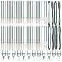 Postes de Cerca con Punta 52 pcs Ø32 mm 120 cm Acero Galvanizado | Foro24.es | Tu tienda online para hogar, jardín y más Foro24.es