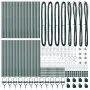 Postes de Cerca con Punta 52 pcs Ø32 mm 120 cm Acero Galvanizado | Foro24.es | Tu tienda online para hogar, jardín y más Foro24.es