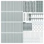 Postes de cerca con punta 52 pcs Ø32 mm 170 cm acero galvanizado by , fence posts - Ref: Foro24-3350178, Price: 748,82 €, Dis...
