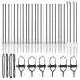 Postes de cerca con punta 26 pcs Ø32 mm 140 cm Acero galvanizado by , fence posts - Ref: Foro24-3350191, Price: 330,95 €, Dis...