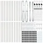 Postes de cerca con punta 26 pcs Ø32 mm 60 cm de acero galvanizado von , Zaunpfosten - Ref: Foro24-3350199, Preis: 248,92 €, ...
