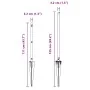 Public Posts de cerca con punta 26 pcs Ø32 mm 80 cm Acero Galvanizado by , fence posts - Ref: Foro24-3350203, Price: 265,50 €...