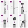 Postes de Cerca con Punta 26 pcs Ø32 mm 180 cm Acero Galvanizado by , fence posts - Ref: Foro24-3350215, Price: 330,60 €, Dis...