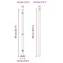Poste de Cerca Set de 52 Verde Acero con Recubrimiento en Polvo von , Zaunpfosten - Ref: Foro24-3350224, Preis: 406,85 €, Rab...
