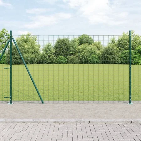 Poste de Cercado Set de 52 Verde Concreto, Acero by , fence posts - Ref: Foro24-3350231, Price: 271,87 €, Discount: %